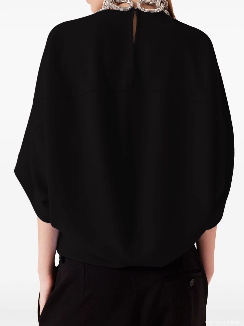 Affordable Women Stella chain-embellished McCartney blouse 0402